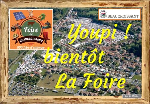 bientôt la Foire !