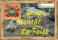 bientôt la Foire !