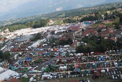La Foire vue du ciel