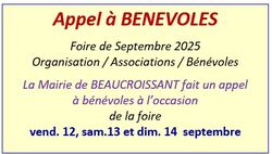 appel à bénévoles