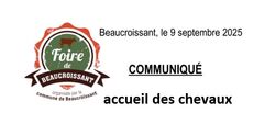 chevaux foire septembre 2025